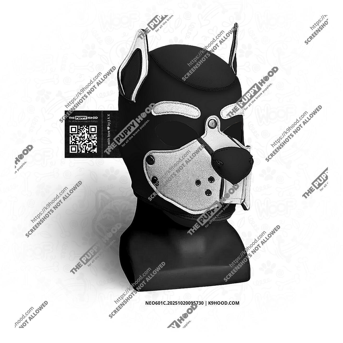 Default White Neo K9 Hood